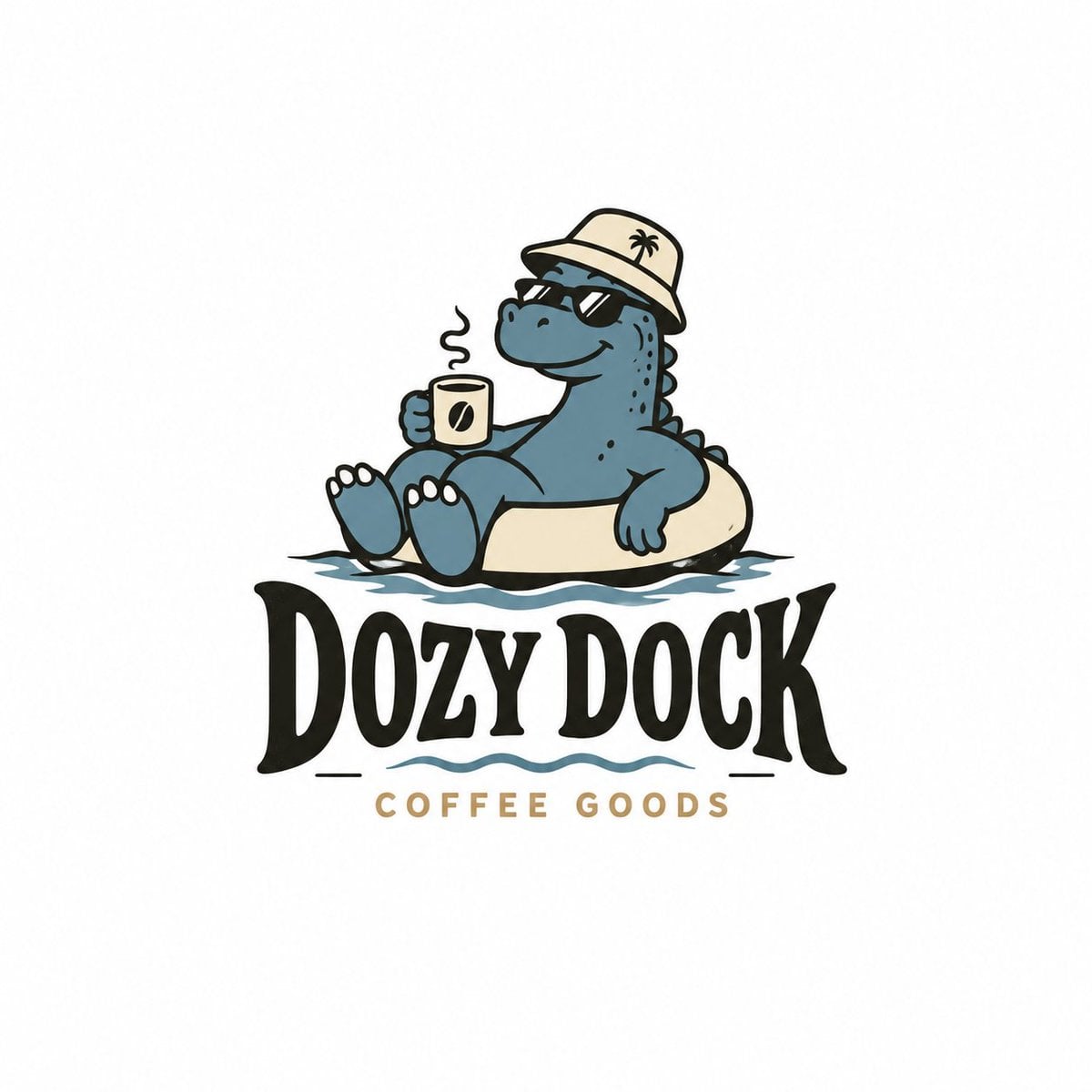 Create a pure English indie retro mascot wordmark logo.

Brand name: [Brand Name