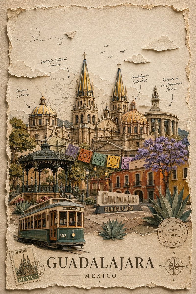 Create a premium, timeless handcrafted travel poster for [Destination] in an ele