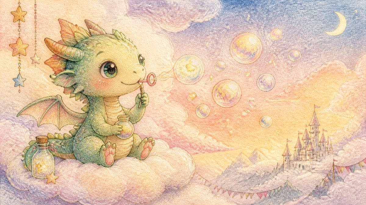 Cute hand-drawn illustration of [Subject], soft pencil outlines, warm pastel wat