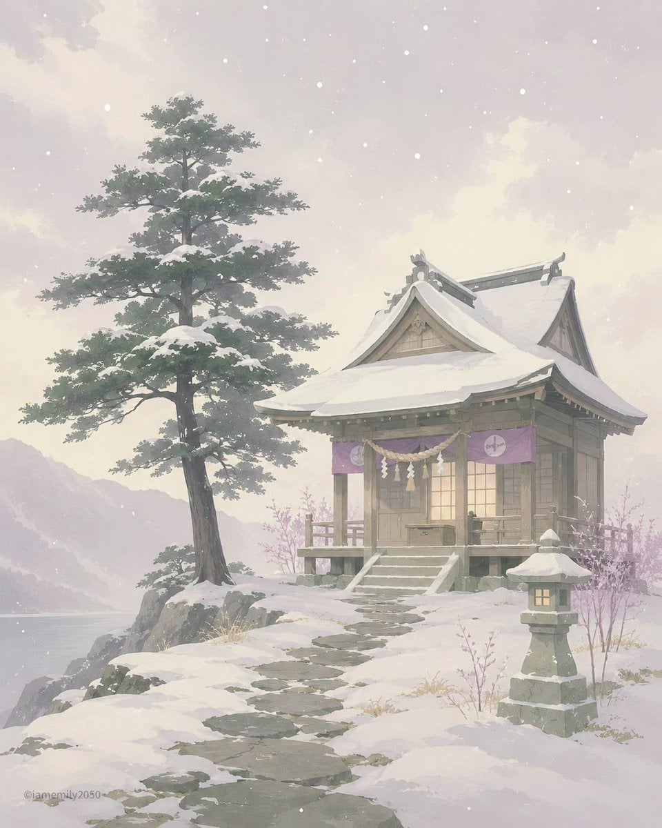 You are a visual style director for a quiet minimalist anime inspired illustrati