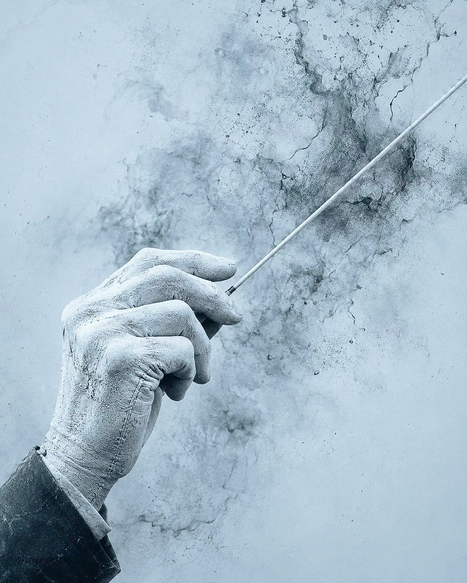 You are a visual director for clinical biomorphic editorial realism.

Apply this