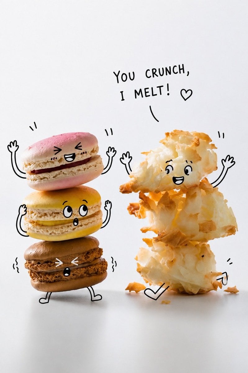 Take this product photo and add a playful hand-drawn doodle character on top of 