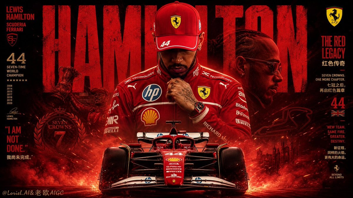Create an ultra-premium motorsport propaganda-style poster for McLaren, featurin