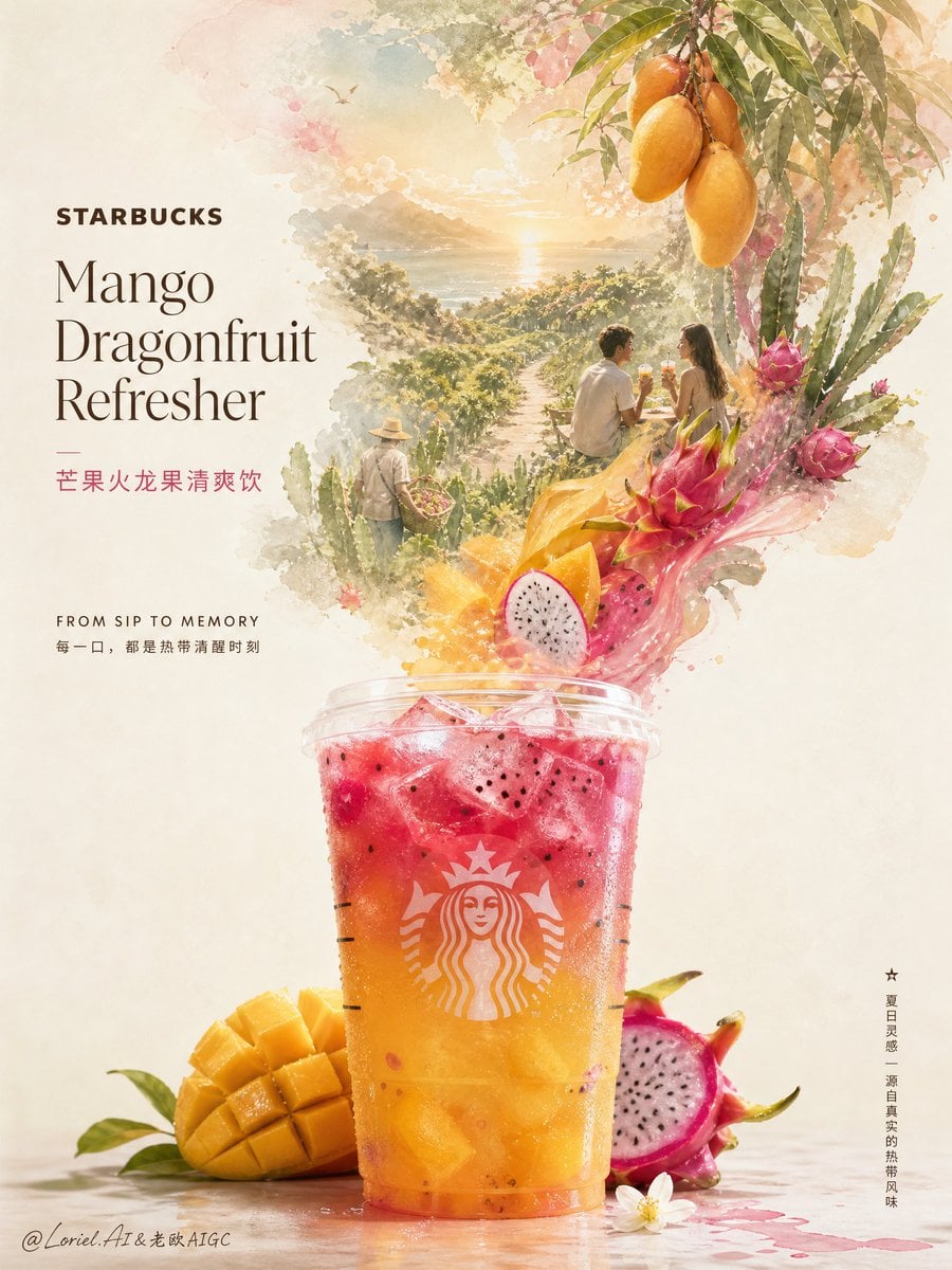 Create an ultra-premium narrative beverage poster for COSTA COFFEE Orange Grapef