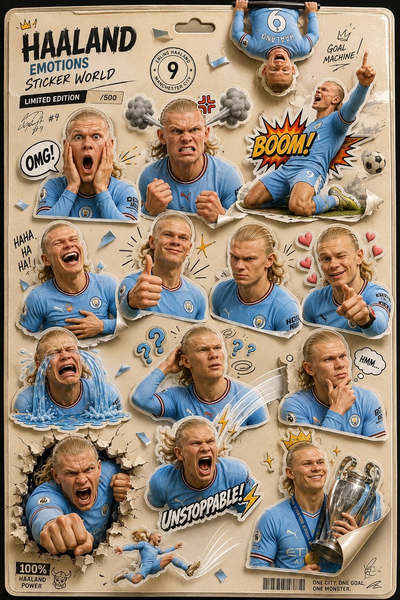 Create an ultra-premium, limited-edition collectible 3D cartoon sticker sheet fe