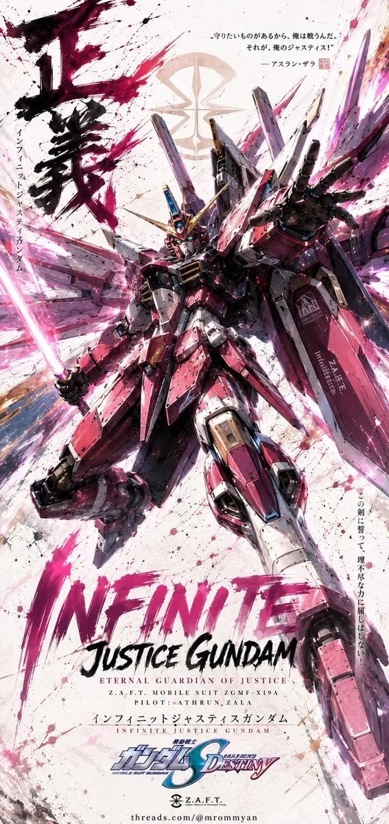 A legendary anime mecha poster featuring the [Gundam Name] as the sole subject, 