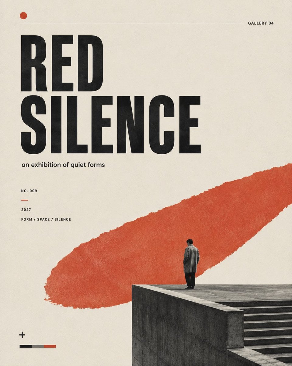Create one standalone minimalist cinematic editorial poster.

Theme: [Theme]
Mai