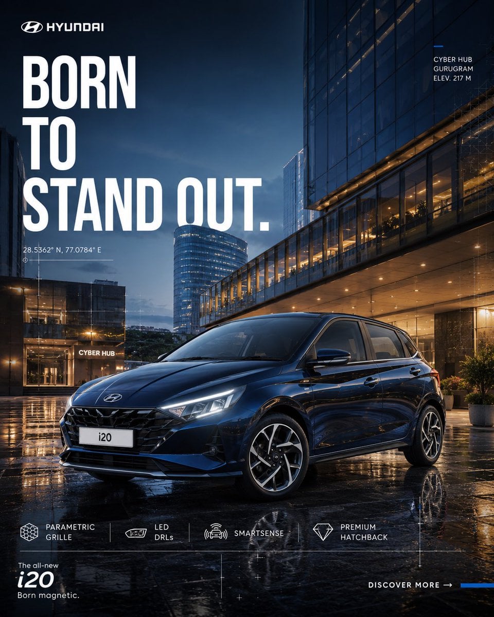 Act as the Global Automotive Creative Director for Maruti Suzuki.

Think like a 