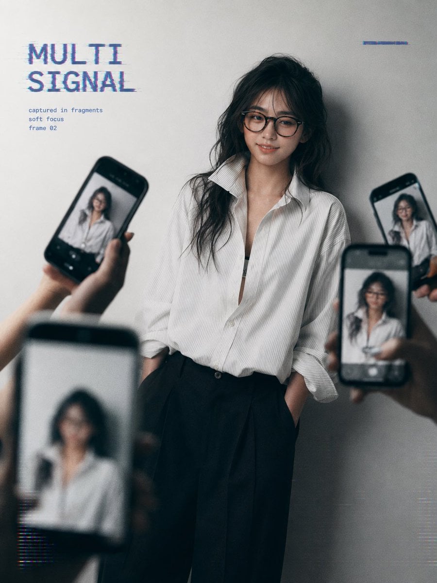 {
  "task": "portrait_replacement_editorial_series",
  "goal": "将原图中的人物替换为用户上传的人