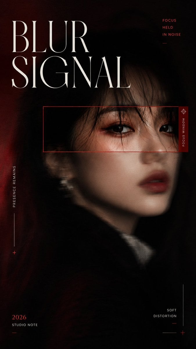 Create a 9:16 high-end focus-window portrait cover.

Theme: [Custom Title]
Subje